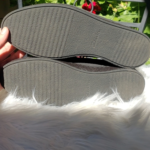 CLARKS LILLIA LOLA BLACK NUBUCK ORTHOLITE 9B - Picture 13 of 13